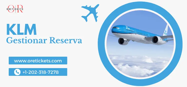 KLM Gestionar Reserva